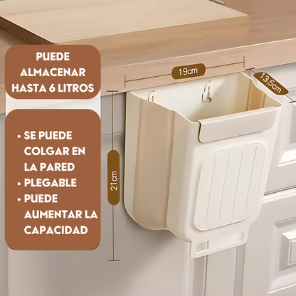 Cubo de Basura Plegable y Colgante