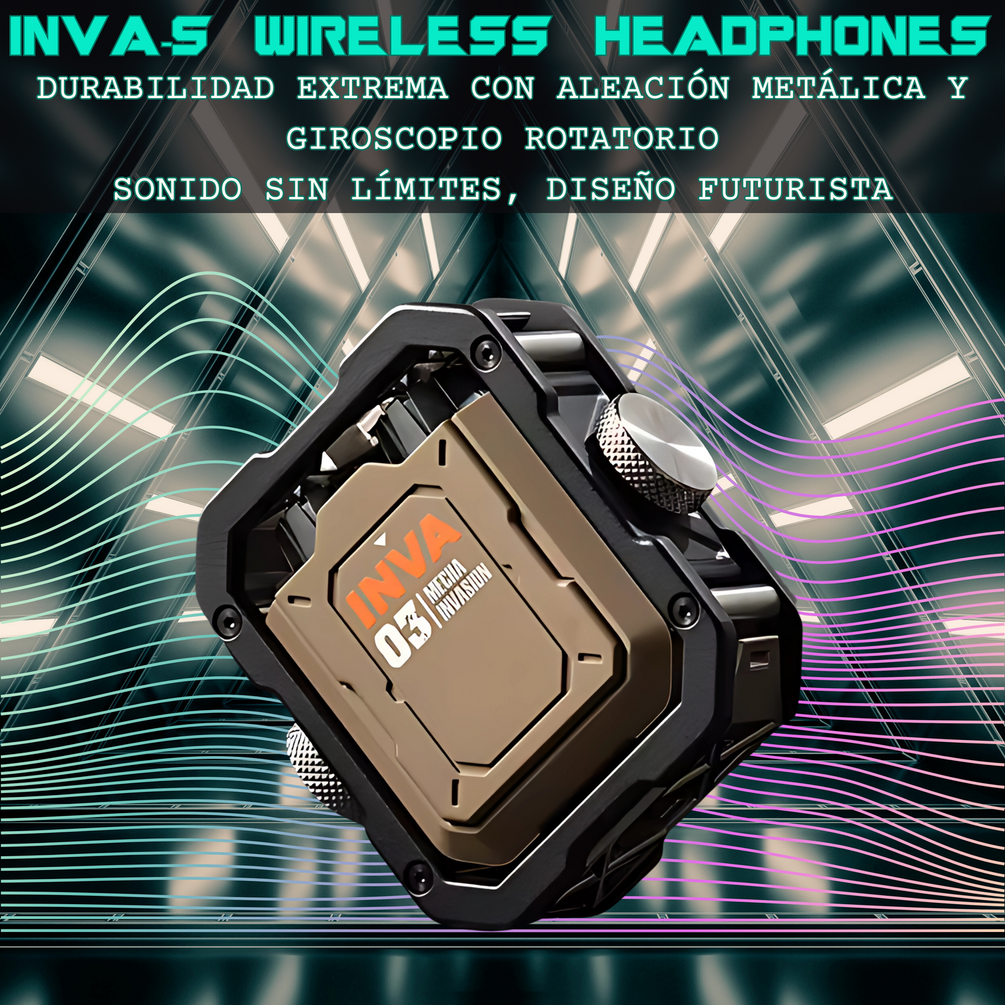 INVA-S Mecha Wireless Headphones